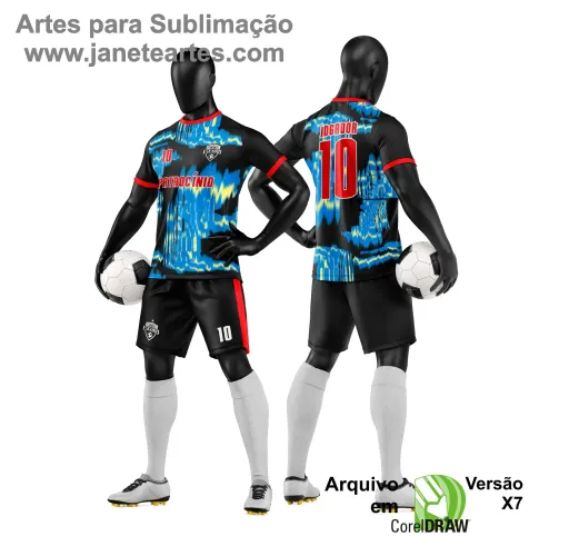 Arte Vetor para Camiseta e Short de Time Amador Arte Vetor para Camiseta e Short de Time Amador