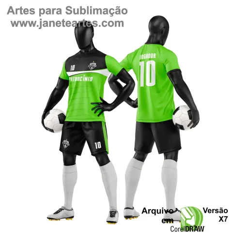 Arte Vetor para Camiseta e Short de Time Amador Arte Vetor para Camiseta e Short de Time Amador