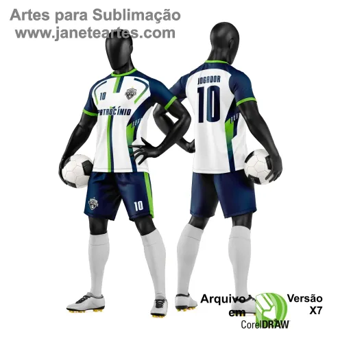 Arte Vetor para Camiseta e Short de Time Amador Arte Vetor para Camiseta e Short de Time Amador