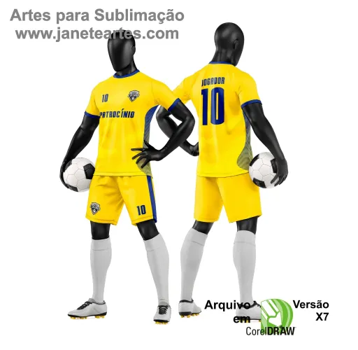 Arte Vetor para Camiseta e Short de Time Amador Arte Vetor para Camiseta e Short de Time Amador