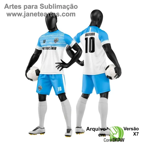 Arte Vetor para Camiseta e Short de Time Amador Arte Vetor para Camiseta e Short de Time Amador