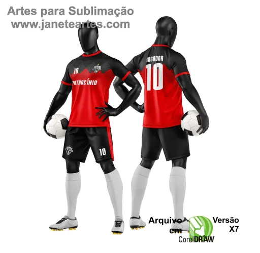Arte Vetor para Camiseta e Short de Time Amador Arte Vetor para Camiseta e Short de Time Amador