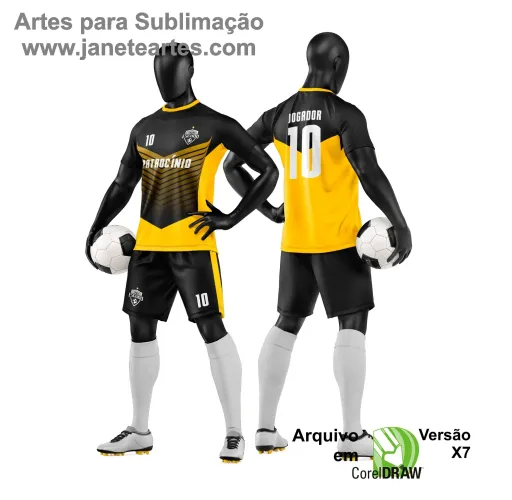 Arte Vetor para Camiseta e Short de Time Amador Arte Vetor para Camiseta e Short de Time Amador