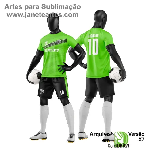 Arte Vetor para Camiseta e Short de Time Amador Arte Vetor para Camiseta e Short de Time Amador