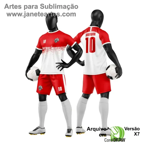 Arte Vetor para Camiseta e Short de Time Amador Arte Vetor para Camiseta e Short de Time Amador