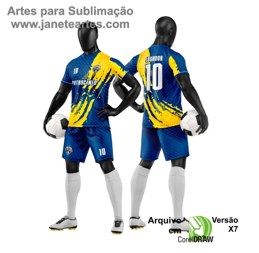 Arte Vetor para Camiseta e Short de Time Amador Arte Vetor para Camiseta e Short de Time Amador
