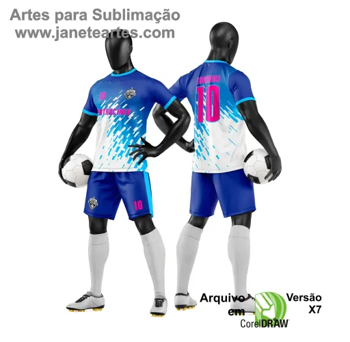 Arte Vetor para Camiseta e Short de Time Amador Arte Vetor para Camiseta e Short de Time Amador