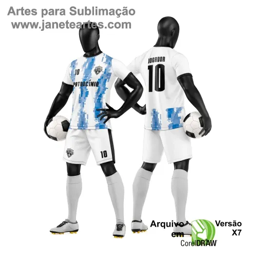 Arte Vetor para Camiseta e Short de Time Amador Arte Vetor para Camiseta e Short de Time Amador