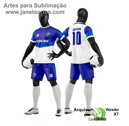 Arte Vetor para Camiseta e Short de Time Amador Arte Vetor para Camiseta e Short de Time Amador