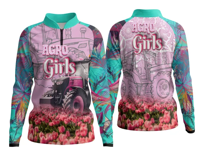 Imagem de camisa destacando design moderno e vibrante com tema AgroDivas, perfeito para quem valoriza estilo e conexão com o universo agro.