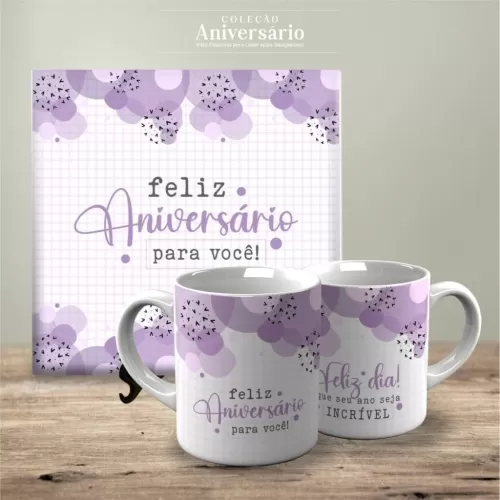 Artes Canecas e Azulejos Aniversário V24 (Vintage)