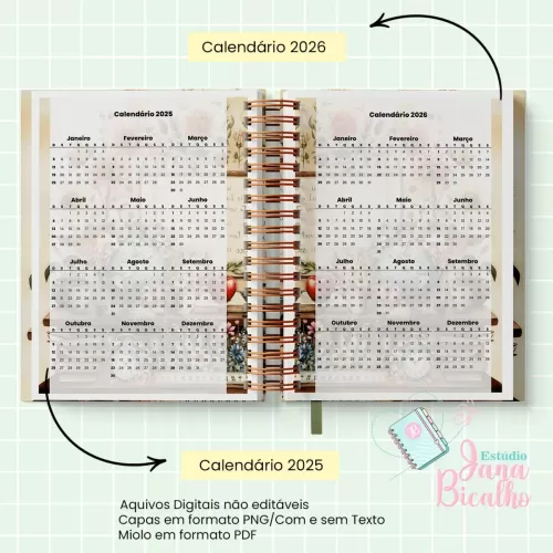 Caderno Planejamento A5 Professora – Jana