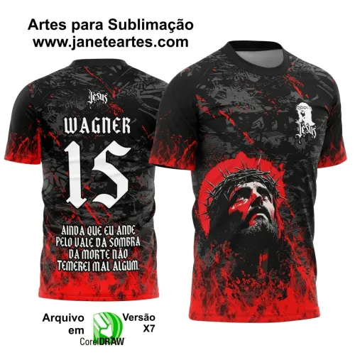 Camiseta Interclasse Jesus Cristo – Arte Vetor para Estampa 2025 Camiseta Interclasse Jesus Cristo – Arte Vetor para Estampa 2025