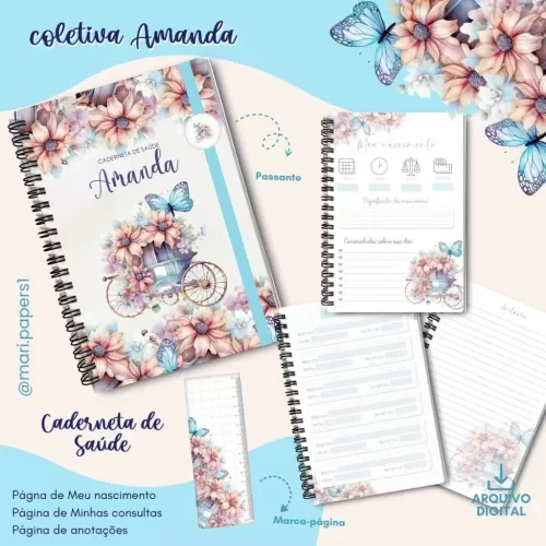 Coleção Amanda – Agendas | Planners | Cadernetas (Mari Papers)