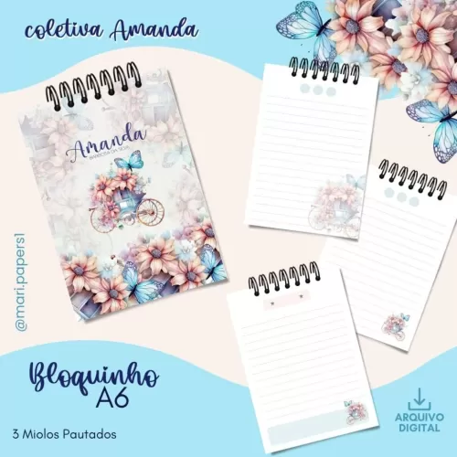 Coleção Amanda – Agendas | Planners | Cadernetas (Mari Papers)