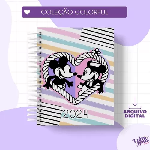 Coleção Colorful – Agendas | Planejador | Blocos (Luminous)