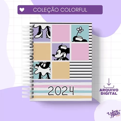 Coleção Colorful – Agendas | Planejador | Blocos (Luminous)