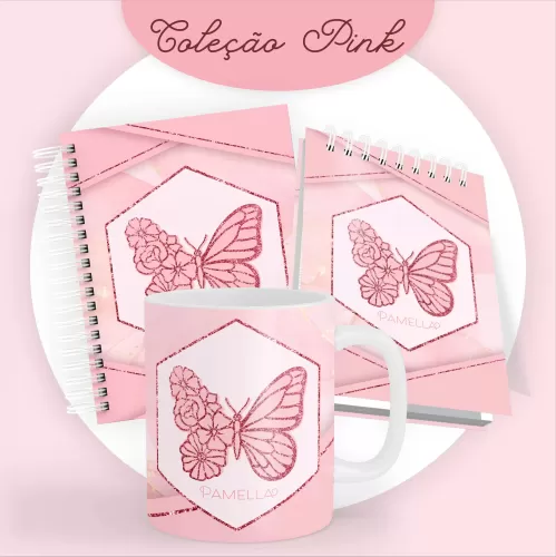 Coleção Pink – Encadernação – Pamella Vieira