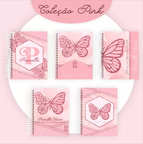 Coleção Pink – Encadernação – Pamella Vieira