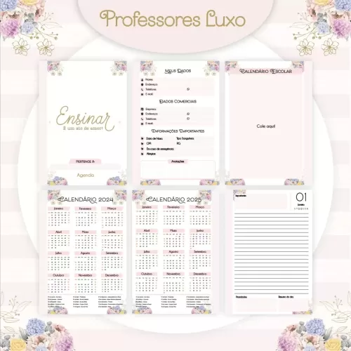 Coleção Professores LUXO – Encadernação 2024 – Pamella Vieira