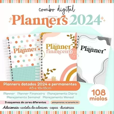 Combo Digital Planners 2024 – Letterrinhas