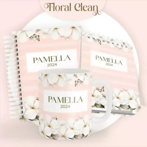 Combo Floral Agendas 2024 (Pamella Vieira)