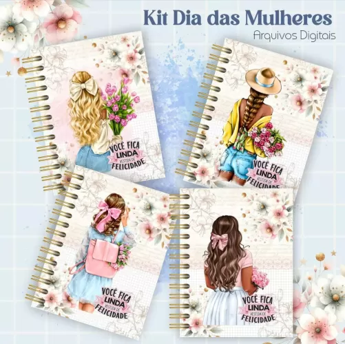 Combo de Artes para HOMENAGEM À MULHER com Blocos, Cadernos, PLanner e Mimos diversos – Cris Art Combo de Artes para HOMENAGEM À MULHER com Blocos, Cadernos, PLanner e Mimos diversos – Cris Art