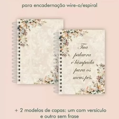 Diário Devocional Wire-o, Espiral e Costura