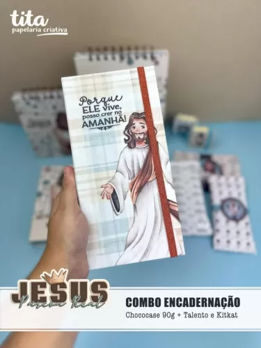 Jesus Páscoa Real – Combo Encadernação (Tita)