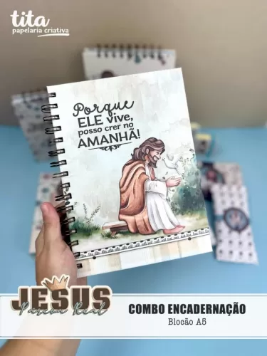 Jesus Páscoa Real – Combo Encadernação (Tita)