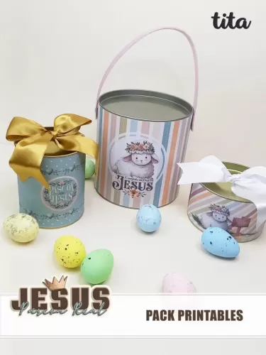 Jesus Páscoa Real – Kit Printable (Tita)