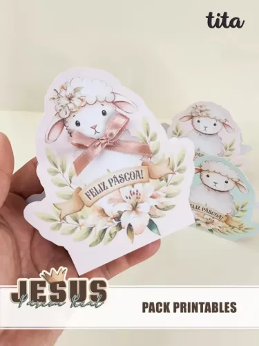 Jesus Páscoa Real – Kit Printable (Tita)