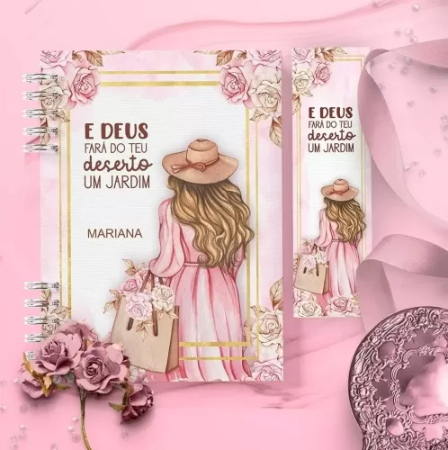 Kit Cadernos e Marca Páginas Coleção Mulher Virtuosa (Bicho Papel)