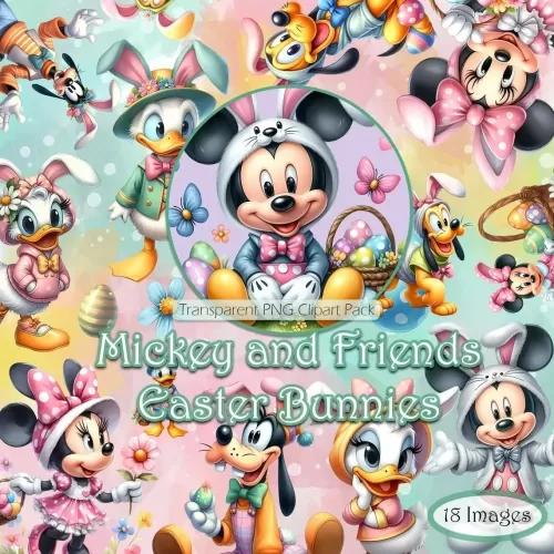 Kit Digital Mickey e Amigos – Harrtsy
