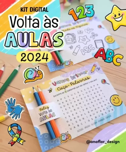 Kit Digital – NOVO | Volta Às Aulas 2024 – Ana Flor