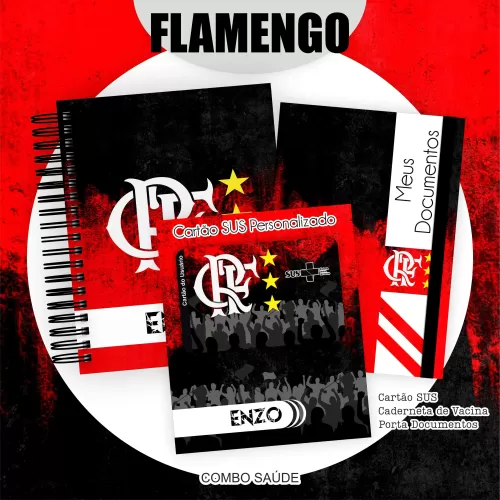 Kit Escolar 2024 Saúde Encadernação – Flamengo – Pamella Vieira