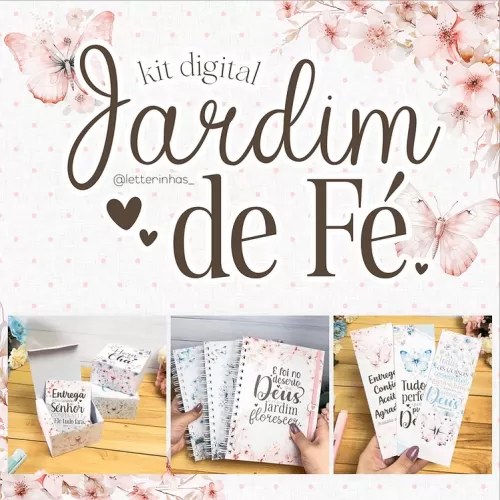 Kit Jardim de Fé (Letterinhas)