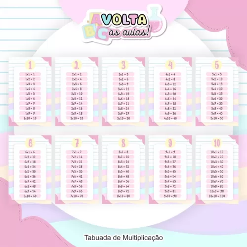 Mini Kit – Volta às Aulas 2024 – Menina e Menino (Pamella)