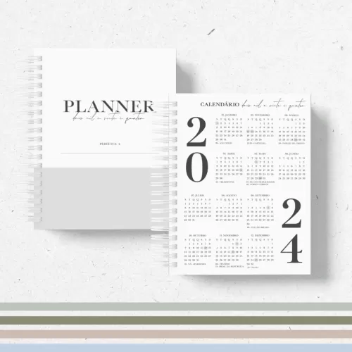 Miolos Planners Masculina A5 |18×21 – Coleção Masculina 2024 (Papel Amado)