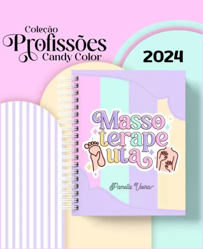 Pack Profissões Candy FEMININA 2024 – Encadernação – Pamella Vieira