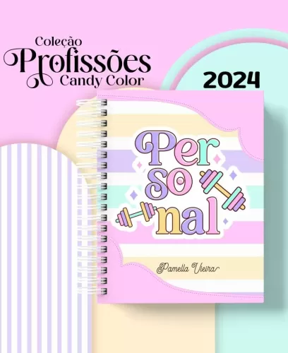 Pack Profissões Candy FEMININA 2024 – Encadernação – Pamella Vieira