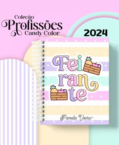 Pack Profissões Candy FEMININA 2024 – Encadernação – Pamella Vieira