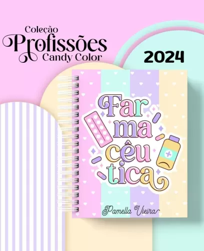 Pack Profissões Candy FEMININA 2024 – Encadernação – Pamella Vieira