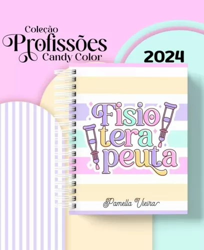 Pack Profissões Candy FEMININA 2024 – Encadernação – Pamella Vieira