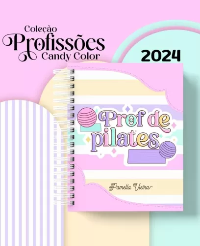 Pack Profissões Candy FEMININA 2024 – Encadernação – Pamella Vieira