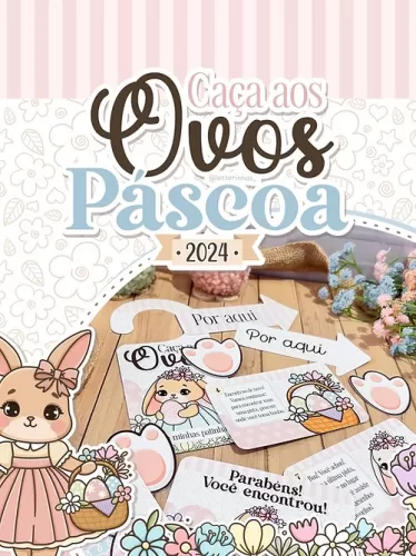 Páscoa 2024 Caça aos Ovos - Letterinhas