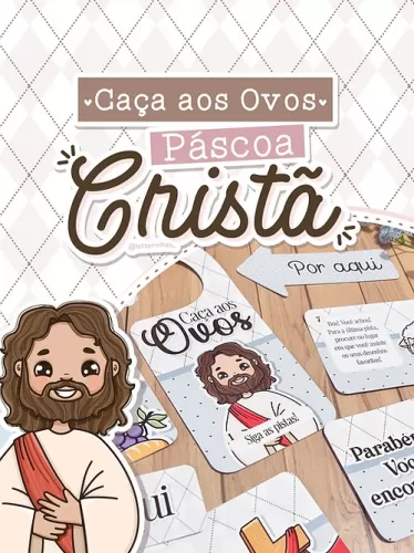 Páscoa Cristã 2024 Caça aos Ovos - Letterinhas