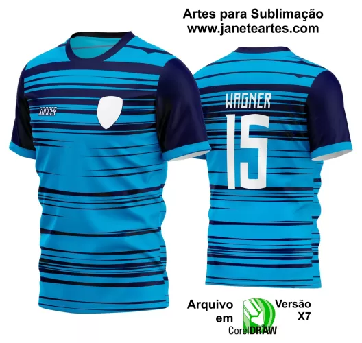 Template - Camisa Soccer Azul - Time Amador - Jogos Escolares - 2024 - 2025 Template - Camisa Soccer Azul - Time Amador - Jogos Escolares - 2024 - 2025
