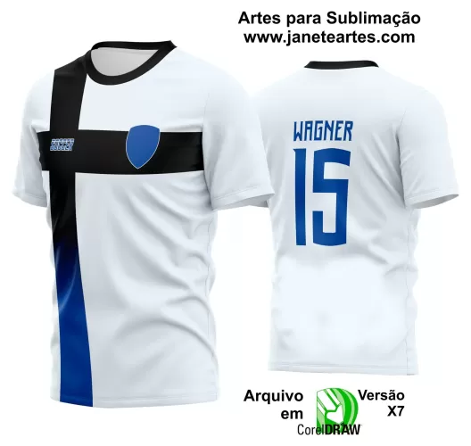 Template - Camisa Soccer Branca - Time Amador - Jogos Escolares - 2024 - 2025 Template - Camisa Soccer Branca - Time Amador - Jogos Escolares - 2024 - 2025