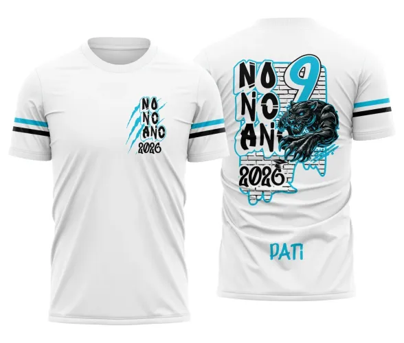 Camisa com logo no peito discreto e estampa grande nas costas mostrando design moderno e marcante, perfeita para quem quer um visual exclusivo e cheio de estilo.